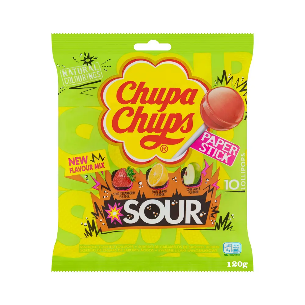 Extravaganza Chupa Chupa chup 120g ปลดปล่อย Zing ด้วยการหมุนสัญลักษณ์ทุกครั้ง