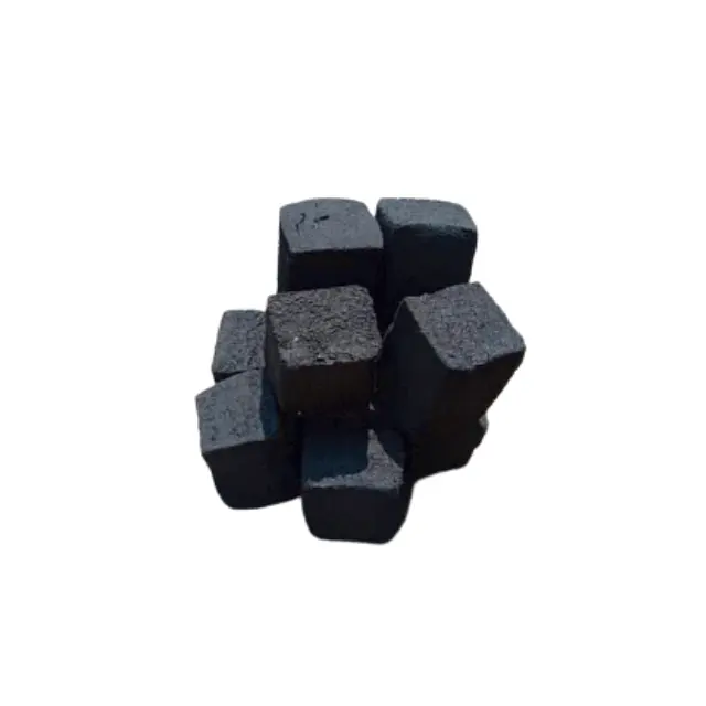 Eco Friendly Cubes Hexagonal Coconut Charcoal With 7200 - 6500 kcal 100% Coconut Shell From Indonesia