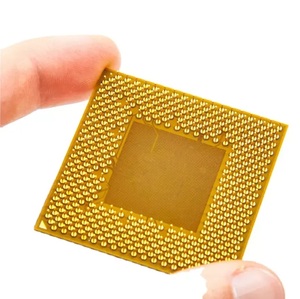 Paquete de bandeja de procesador de cerámica L3 Socket CPU barato Recuperación de oro para Intel Pentium utilizado en aplicaciones de servidor de computadora portátil de escritorio - Product Image 1