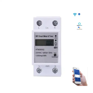 OURTOP ATMS6002WM 100-240V AC controllo del telefono cellulare TUYA Smart WIFI misuratore di energia Alexa <span class=keywords><strong>Google</strong></span> Home