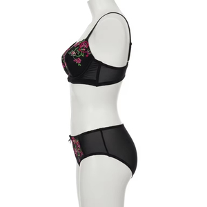 Yastıklı kalçalar ile el işlemeli kontrol külot Polyester tayt malzeme şekillendirme desteği günlük giyim bayan iç çamaşırı - Product Image 5