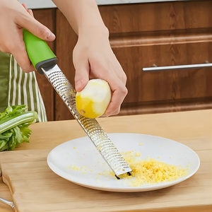 売れ筋調理器具ゼスターおろし金レモンおろし金フルーツシトラスゼスターステンレス鋼レモンゼスター & チーズおろし金 - Product Image 5