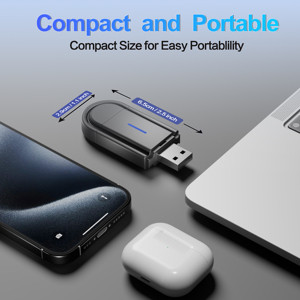 双USB a型端口连接2合1无线Carplay适配器适用于苹果安卓ai盒适配器netflix丰田吉普车 - Product Image 5