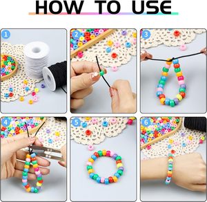 High Temperature Resistant Black White Colorful Drawstring <strong>String</strong> Rubber 1mm Elastic Cord for Jacket Jewelry Making - Product Image 5