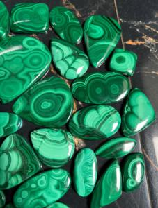 Natural Malachite Mix Shape <strong>Cabochon</strong> for Jewelry in Wholesale Malachite <strong>Cabochons</strong> Lot at Best Price for Rings Earrings Gifts - Product Image 3