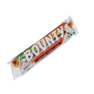 En kaliteli Bounty çikolata, hindistan cevizi dolu çikolata, çeşitli tatlar ile 57gm