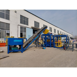 Máquina semiautomática de fabricación de bloques de cemento, pequeña inversión de fábrica, de ladrillos, de acero inoxidable, de tamaño pequeño - Product Image 1