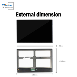 LCD 10.1 ''Anzeige module 1280x800 Auflösung 300 Nits Helligkeit 60Hz Frequenz eDP 30-polige Signals chnitt stellen tablets verwendet - Product Image 2