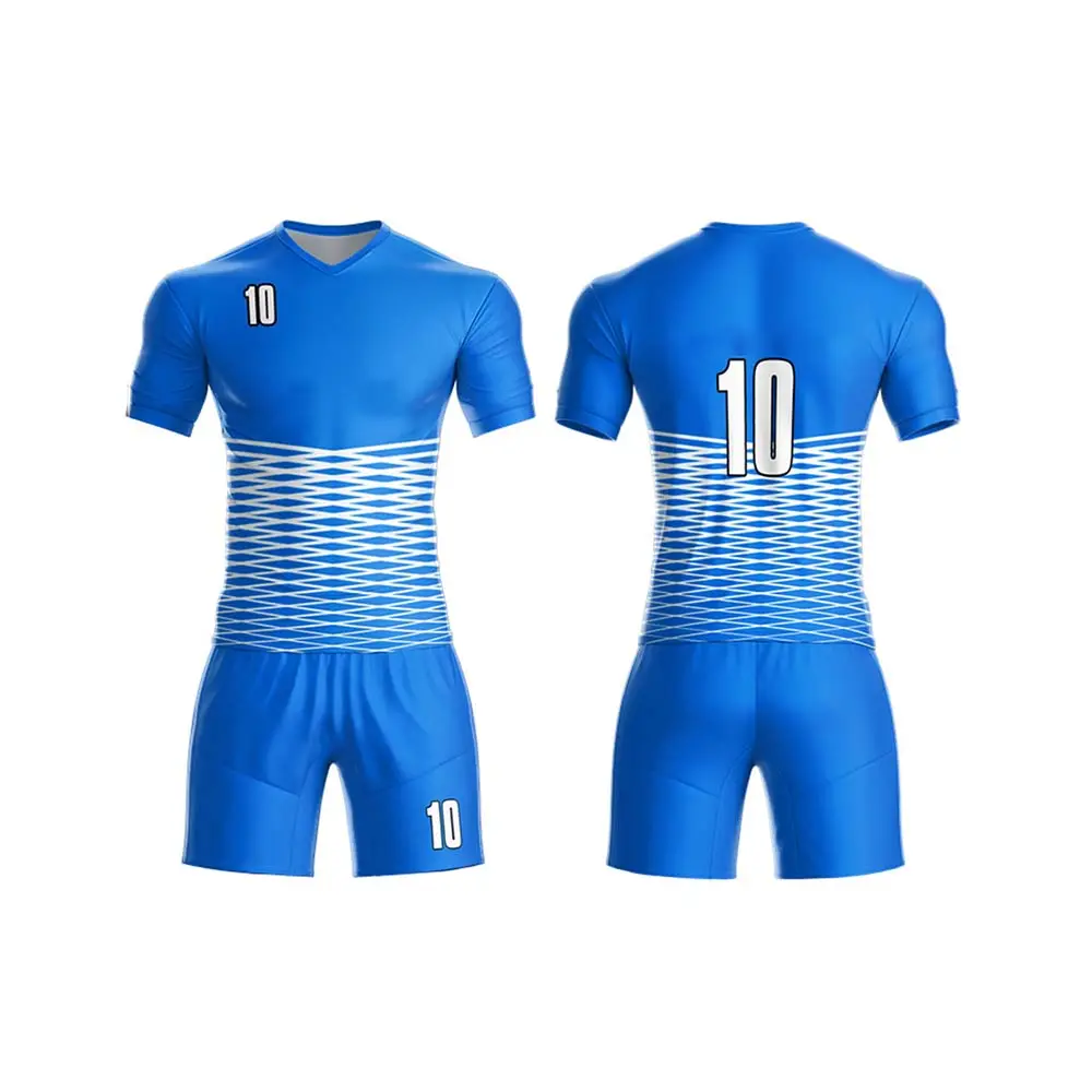 Uniformes de fútbol para niños Camiseta de equipo de fútbol barata para niños Conjunto corto de camiseta de fútbol para niños Ropa deportiva de entrenamiento juvenil