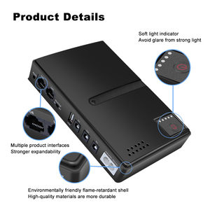 Hkivi DC <span class=keywords><strong>UPS</strong></span> uninterruptible cung cấp điện cho Wifi Router 5v9v12v Modem dự phòng ngân hàng điện điện thoại di động mini <span class=keywords><strong>UPS</strong></span> mà không cần pin - Product Image 5