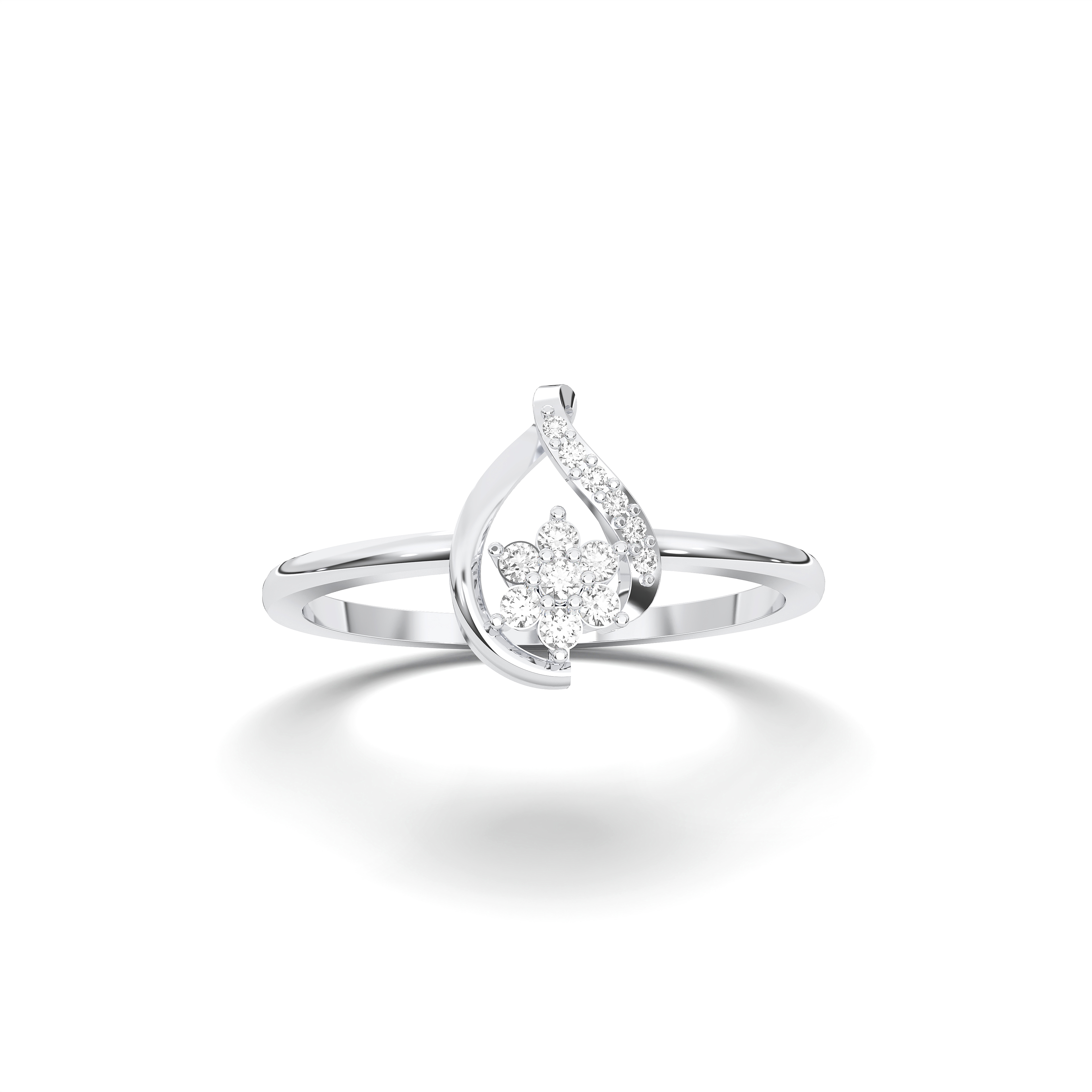 14K White Gold