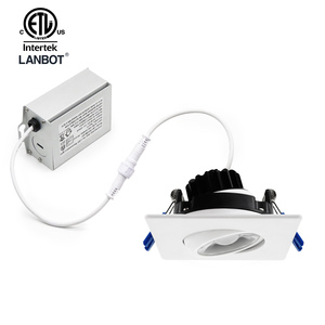Lanbot gömme projektör 11W 4 gömme aydınlatma güçlendirme ayarlanabilir göz küresi Trim hava sıkı IC anma LED - Product Image 5