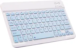 teclado azul