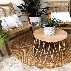 Acabamento Rattan Mesa De Escritório Mesa De Móveis De Madeira com Suportes De Armazenamento Prateleiras Mesas De Computador Trabalho para Escritório Moderno Firme