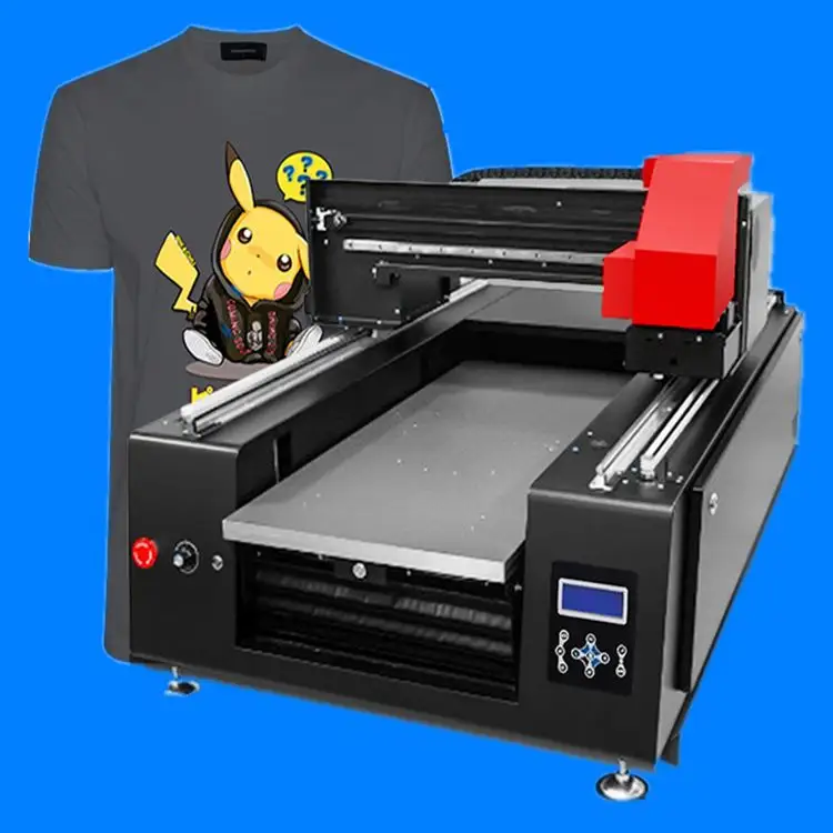 Imprimante numérique à jet d'encre DTG pour vêtements T-shirt Machine d'impression pour vêtements T-shirts