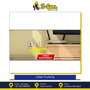 Double Lock Technology High Quality Wiring Protection PVC Cable <strong>Trunking</strong> from Sri Lanka Origin Manufacturer - Product Image 5