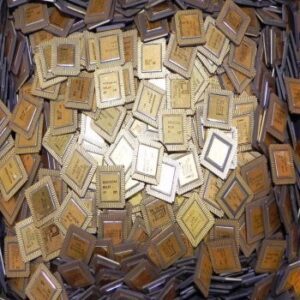 Original Ceramic CPU Gold Scrap Intel Xeon Procesador de seis núcleos LGA 775 Socket para aplicaciones de escritorio y servidor - Product Image 6