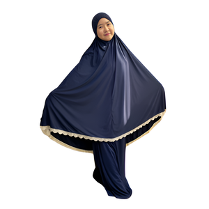 Mukena etnik müslüman namaz elbise islam giysi yumuşak el rahat hissediyorum yüksek kaliteli mikrofiber Alesha - Product Image 1