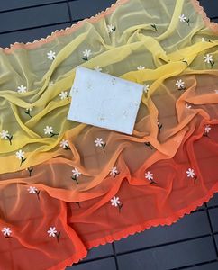 Georgette Sari ออกแบบใหม่พร้อมงานปักสำหรับผู้หญิง - Product Image 2