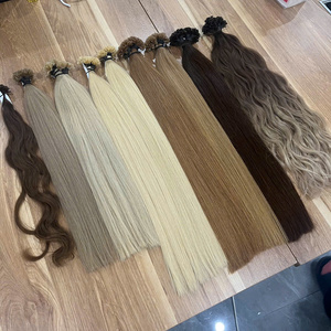 Keratin ucu (U ucu)- 20 ''-24''-doğal dalgalı-doğal düz-karışık renk-piyano-Balayage renk-trend stili - Product Image 3
