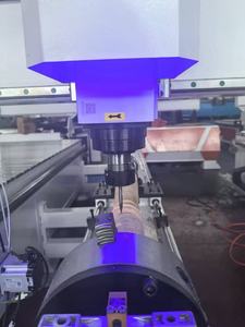 Máquina de carpintería de bajo costo de suministro de fábrica con sistema de 4 ejes DSP A18 giratorio lateral para enrutador CNC de grabado plano de cilindro de columna - Product Image 6