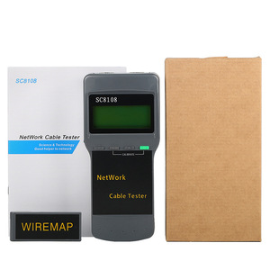Probador de cable de red de alta calidad SC8108 LAN Phone Wire Meter Cat5 RJ45 Mapper - Product Image 5