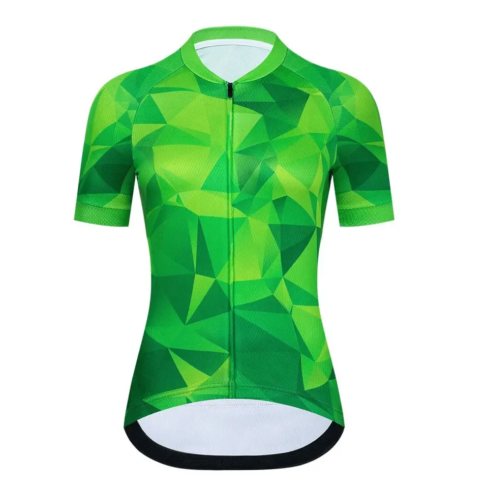 Conjunto de Jersey de Ciclismo de manga corta para mujer, pantalones con pechera, ropa de bicicleta para niñas, Jersey MTB de bicicleta, uniforme para mujer, recién llegados