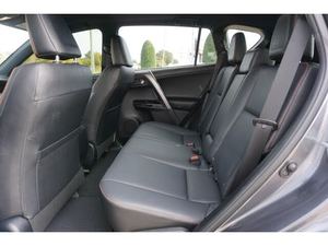 Toyota Rav 4 2015グレー自動ギアターボ4Lエンジンガス/ガソリン燃料中古車レザーシートリアカメラダークインテリア