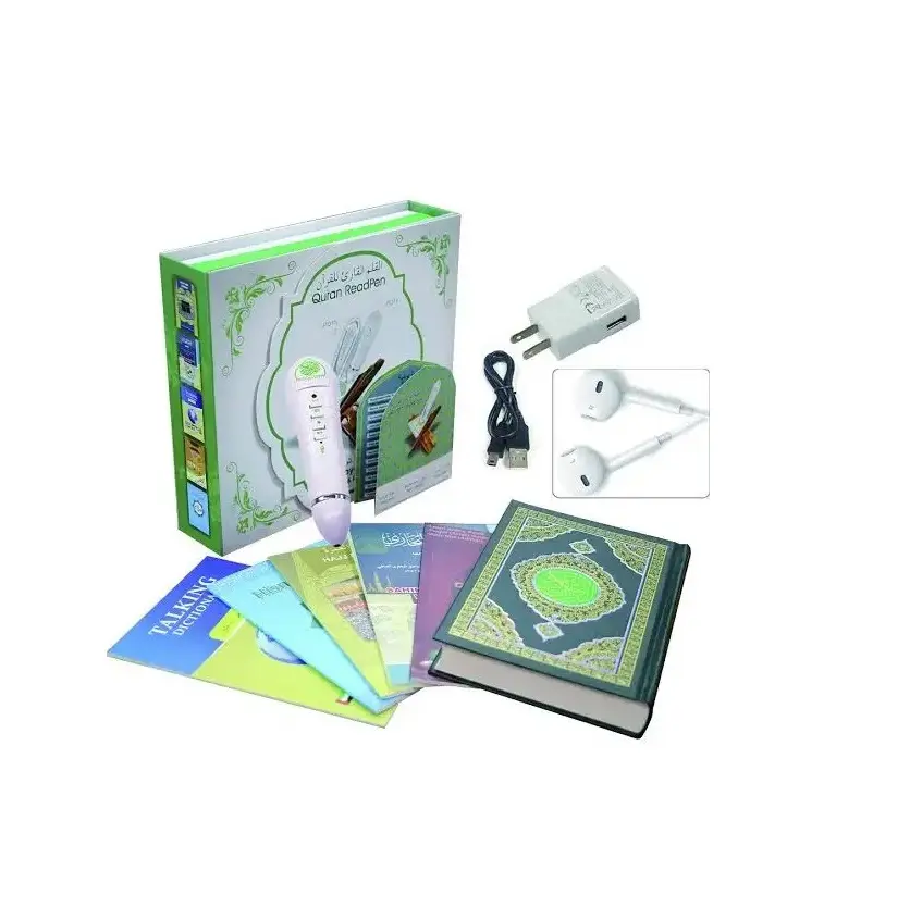 Pluma de lectura de libro Corán Digital de excelente calidad para regalo islámico aprendizaje enseñanza hablar sonido Audio pluma para niños