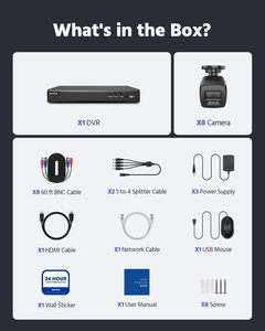 ANNKE 2MP H.265 + bidirezionale Audio a doppia luce umana e sistema di telecamere di sicurezza Kit IP67 Dvr - Product Image 6