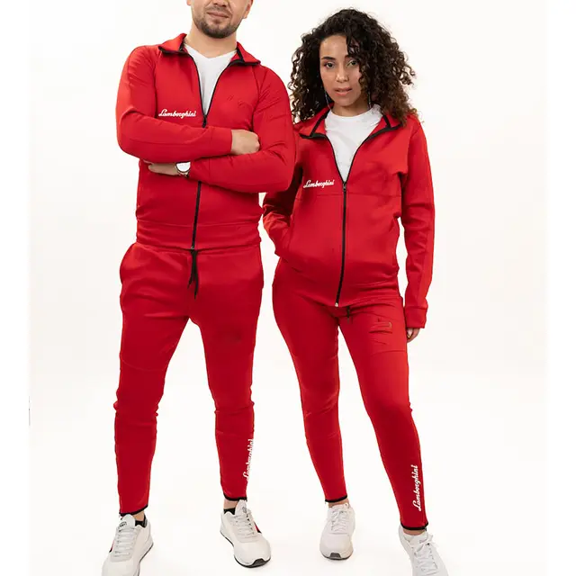 Survêtement en coton 100% pour hommes, survêtement à la mode pour femmes, survêtement personnalisé en coton imprimé avec logo, survêtement de sport