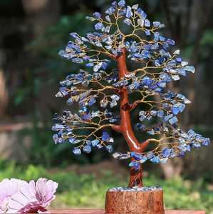 סיטונאי lis טבעי lazuli קריסטל פנג שואי עץ feng shui אבן חן אהבה עבור אנרגיה חיובית ריפוי מתנה הודו