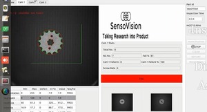 Neue Auto Components Inspection Machine mit Machine Vision Industrial Automation Qualitäts prüfung Assurance Engine Core Component