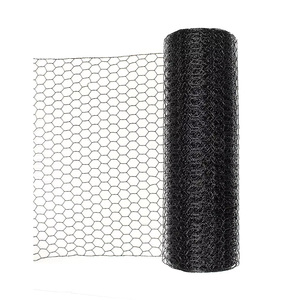 nero rivestito in vinile pollame rete metallica zincata rete metallica esagonale per pollo rete metallica esagonale - Product Image 1