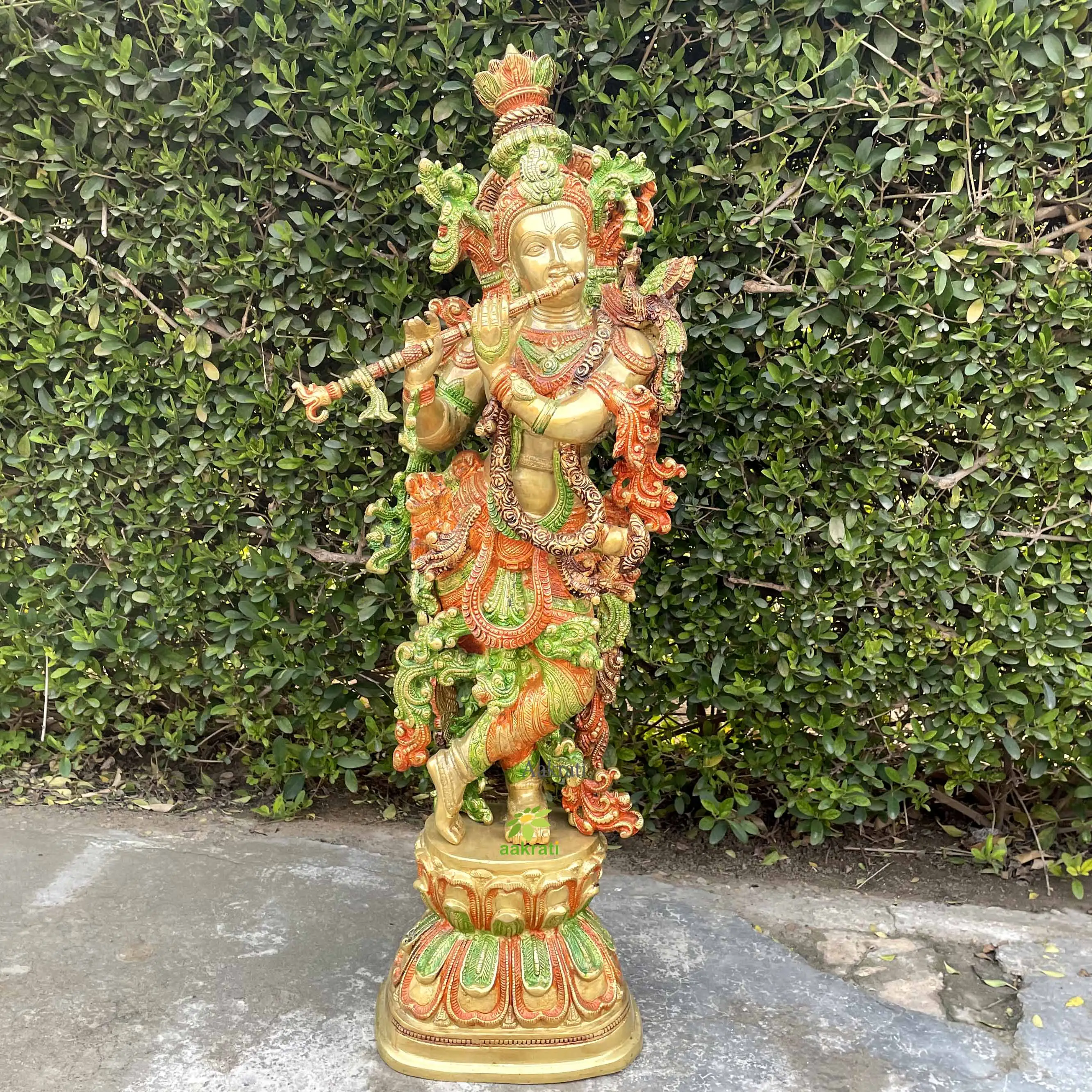 Messing handgemachte Krishna Statue Gott des Liebhabers Jubiläums geschenk Tempel Home Pooja Dekor Geschenk