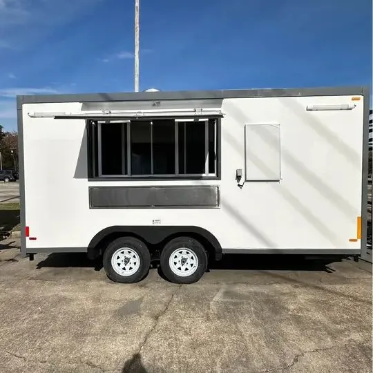 Precio al por mayor Mobile Hotdog Food Trucks Mobile Ice Cream Food Truck Trailer Crepe Food Cart para la venta