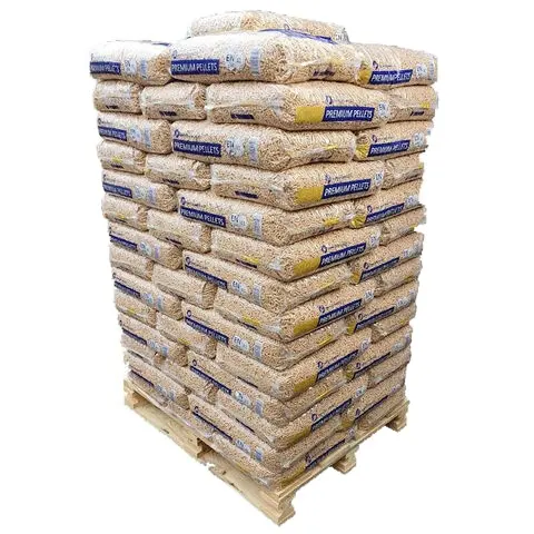 Premiumqualität Kiefernholzpellets Großhandel / 15 kg Enplus A1 Biomasse-Holzpellets zum Heizen