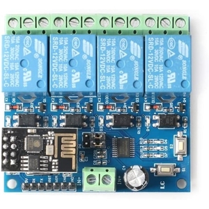 <strong>ESP8266</strong> ESP-01 12V Smart Home <strong>WiFi</strong> <strong>Relay</strong> <strong>Module</strong> 4 Channels Remote Control <strong>Switch</strong> Easy Installation - Product Image 3