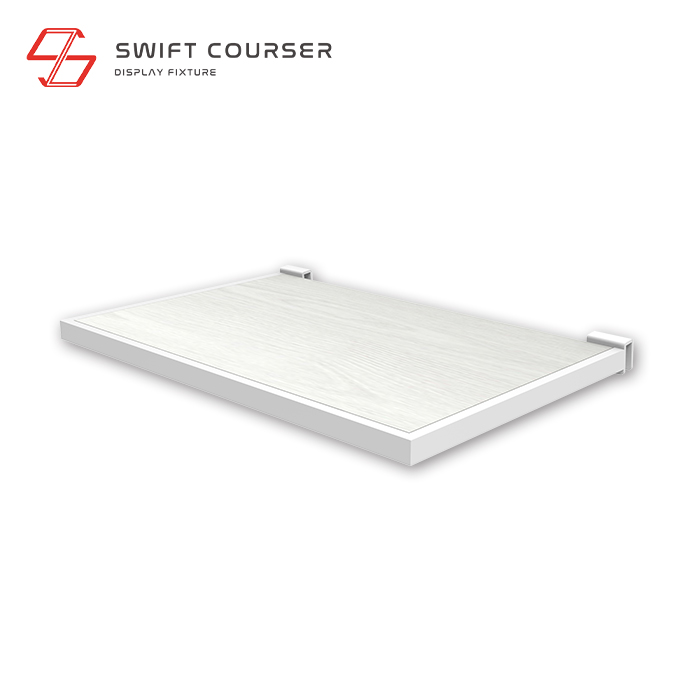 Frame (White) + Wood Shelf (White)