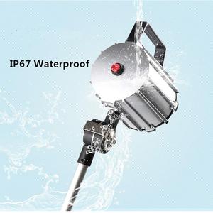 Складная Настольная лампа с длинным рычагом 7 Вт светодиодная IP67 Водонепроницаемая Рабочая лампа для станков с ЧПУ токарный алюминиевый корпус кнопочный переключатель - Product Image 5