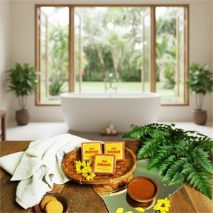 Xác thực jmk javanese công thức thảo dược mangir cơ thể chà nhẹ nhàng tẩy da chết với các thành phần truyền thống làm sáng da bán! - Product Image 1