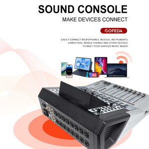DM12 profesyonel dijital mikser 12 kanallar DJ stüdyo ve canlı performansları için özel dayanıklı Metal malzeme - Product Image 6