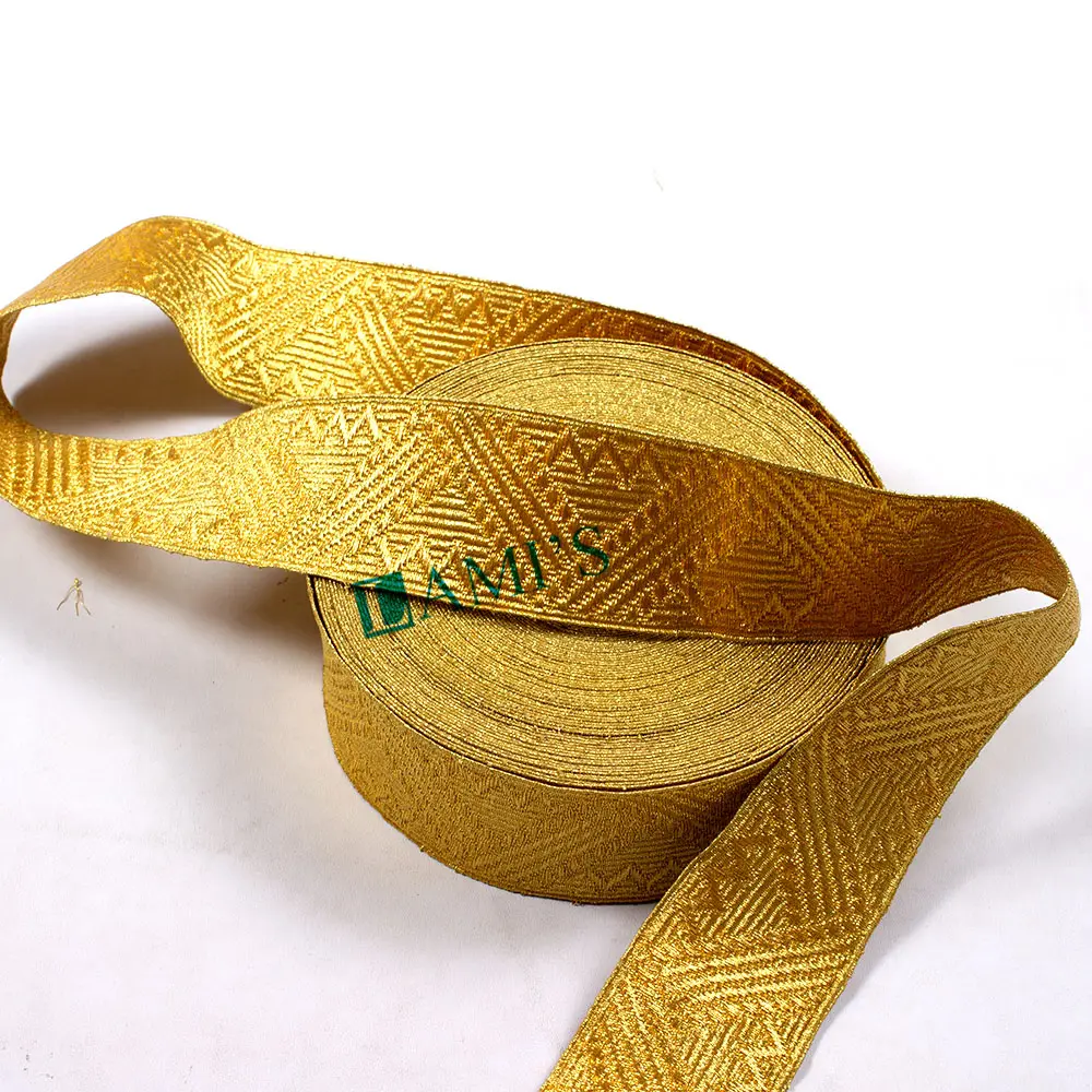 Atacado Infantaria Tranças Laces Trim Tresse Galon em Ouro | Cerimonial Uniform Braid Lace Brad