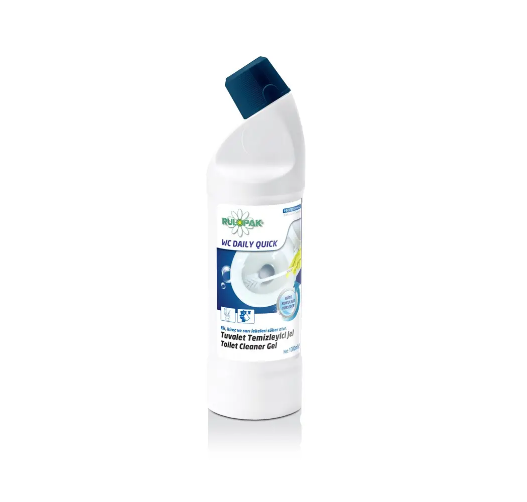 Rolopak Wc Daily Quick Gel 1000 Ml detergente per Gel Wc ad azione rapida per la manutenzione quotidiana e l'igiene nei bagni