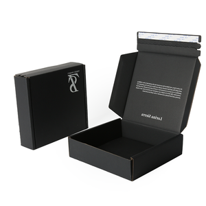 Zipper Box with 2mm Adhesive Strip Packaging Mailer Shipping Gift Boxes for Cosmetic Luxury Packaging Box for Shipping with <strong>Moq</strong> - Product Image 2