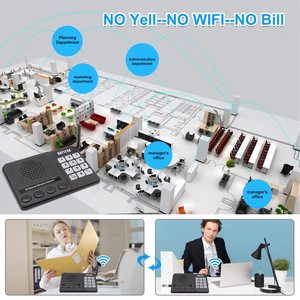 スタジオ用Daytechワイヤレスホームインターホン工場価格インターホン家庭用およびオフィス用長距離ワイヤレス