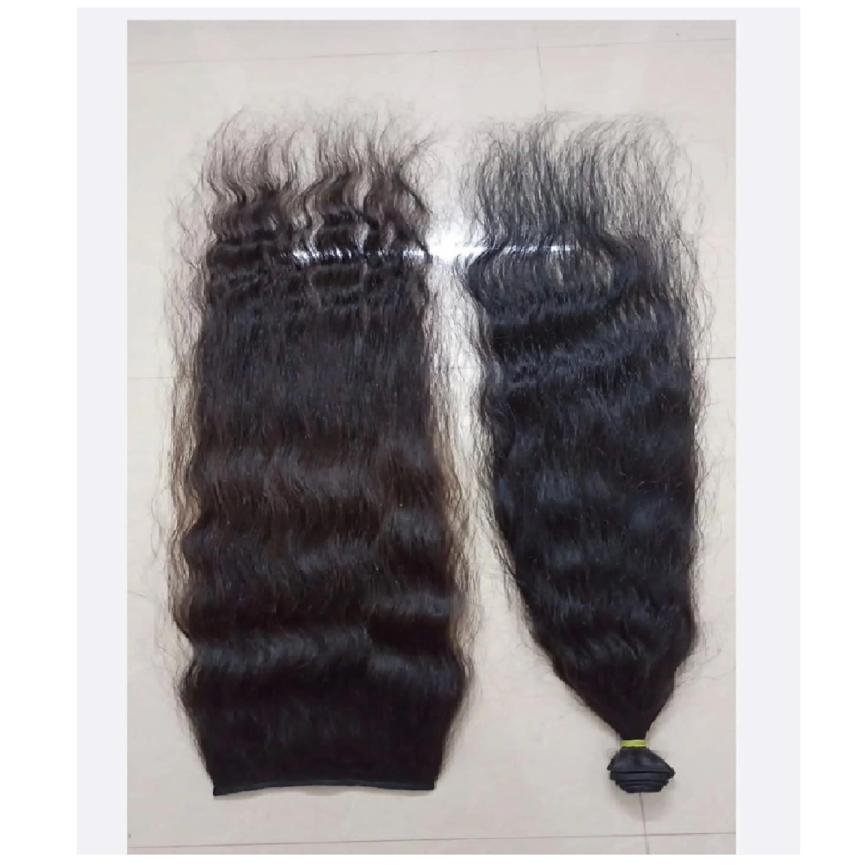 100% rambut manusia mentah Virgin Remy rambut lurus dengan renda penutup Frontal pemasok terbaik dari Vietnam ekstensi rambut