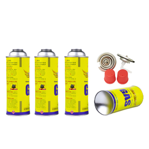 Toptan 220g 227g 65x158mm bütan gaz kartuşu boş bütan benzin bidonu barbekü kamp gezisi için vana ile - Product Image 1