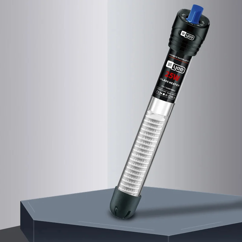 Silver American version of the extra hard glass aquarium heater