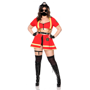 ハロウィーンカーニバルパーティーファンシードレスプラスサイズ<span class=keywords><strong>HOT</strong></span> FIRE FIRE FIGHTER COSTUME卸売メーカー